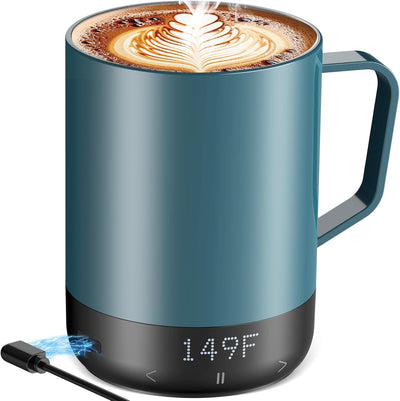 Taza de café recargable con calentamiento rápido y alta temperatura