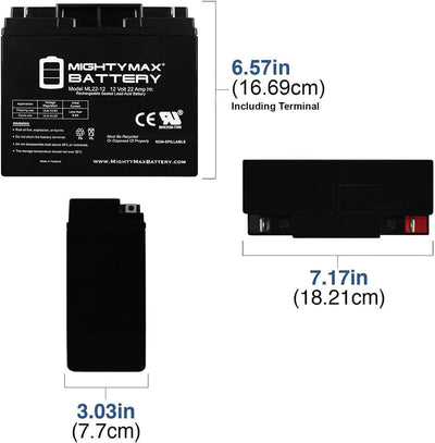 Batería SLA 12V 22AH para JumpStarter Matco PS2200JS