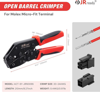 Crimpadora Molex 20-24AWG 43031 Serie Micro-Fit 3.0