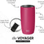 Taza viaje acero inox con tapa abatible 16oz