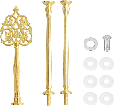 Soporte pastel 3 niveles bandeja escalonada metal