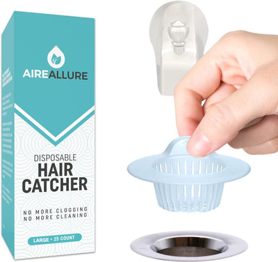 Pack 25 Atrapasuelos Baño Bañera Blanco Grande
