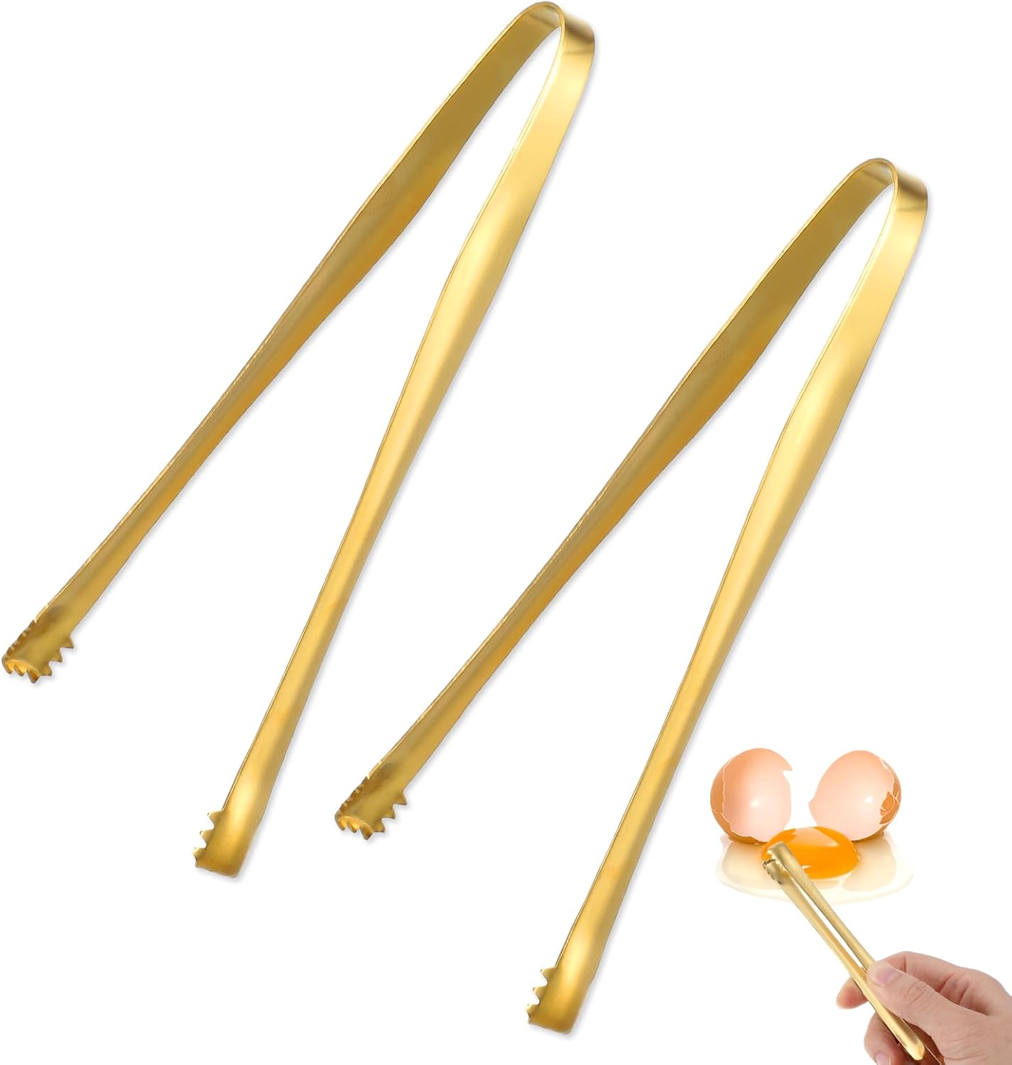 2 herramientas para eliminar huevos chalaza acero inox