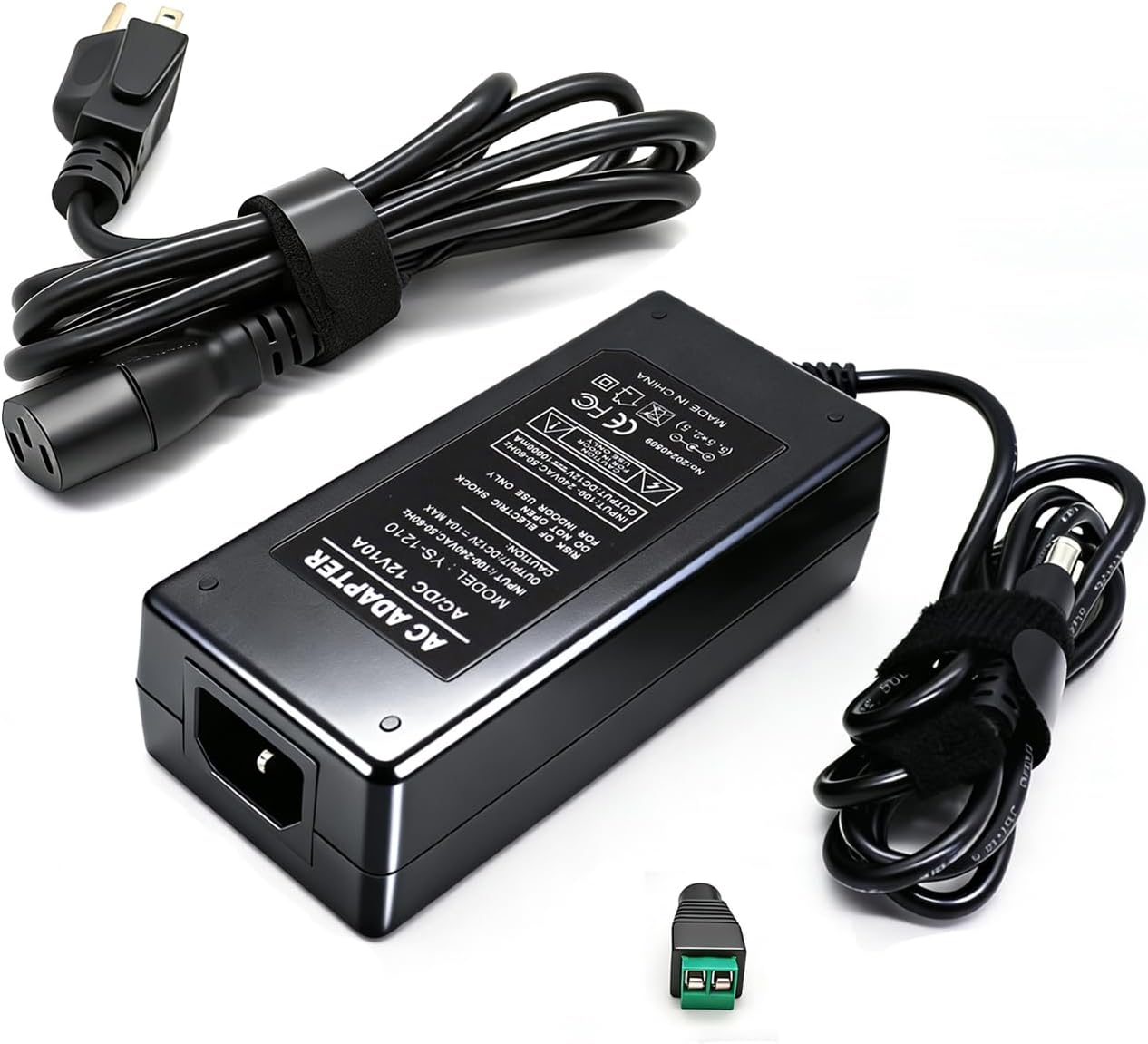 Adaptador corriente 12V 6A 72W universal 100-265V con conector CC