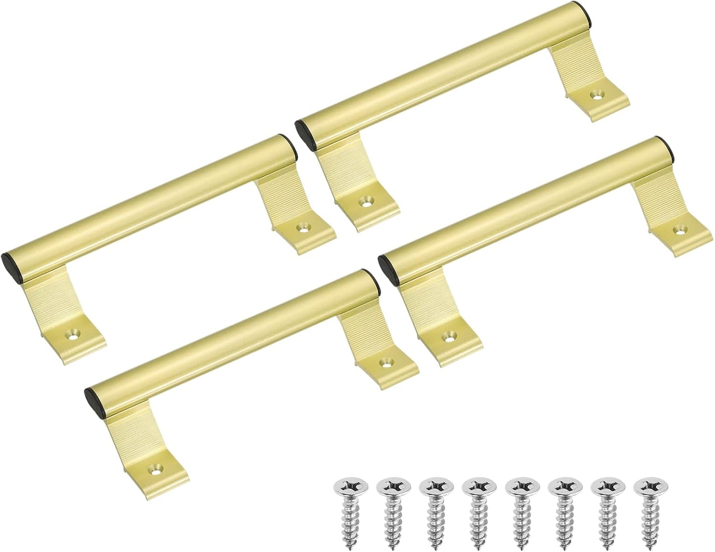 4 Manijas Corredizas Puerta Granero Aluminio 8pulg Vidrio