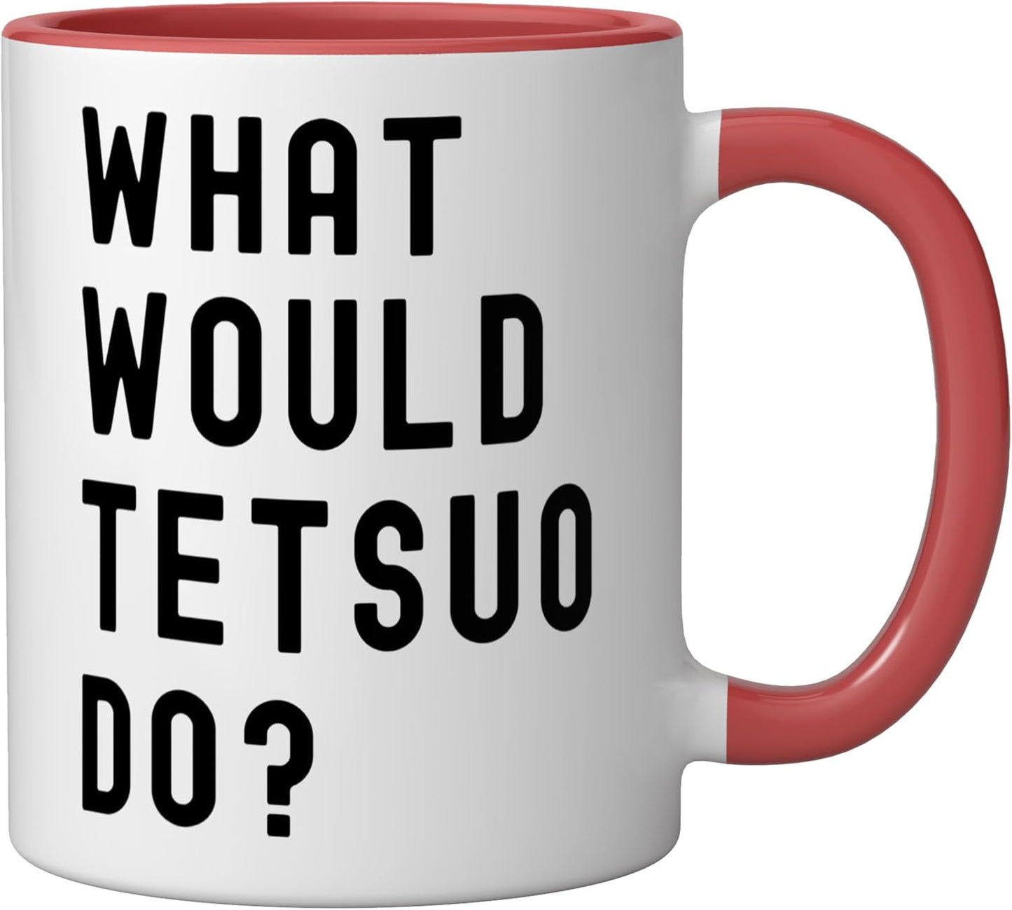 Taza cerámica What Would Tetsuo Do Rojo/Blanco