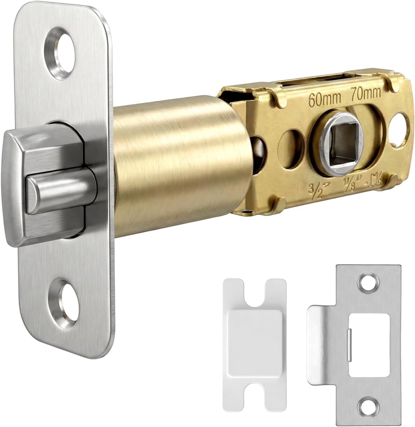 Pestillo ajustable puerta entrada 2-3/8 y 2-3/4 pulg