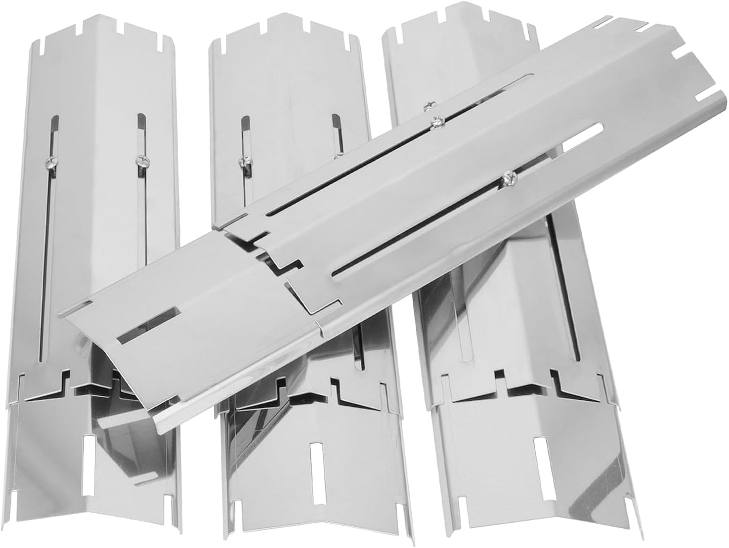 4 Pzas Placas Térmicas Acero Inox Ajustables 11.75-21pulg