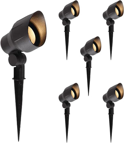 Focos LED 20W 12V 3000K aluminio ajustables set 6