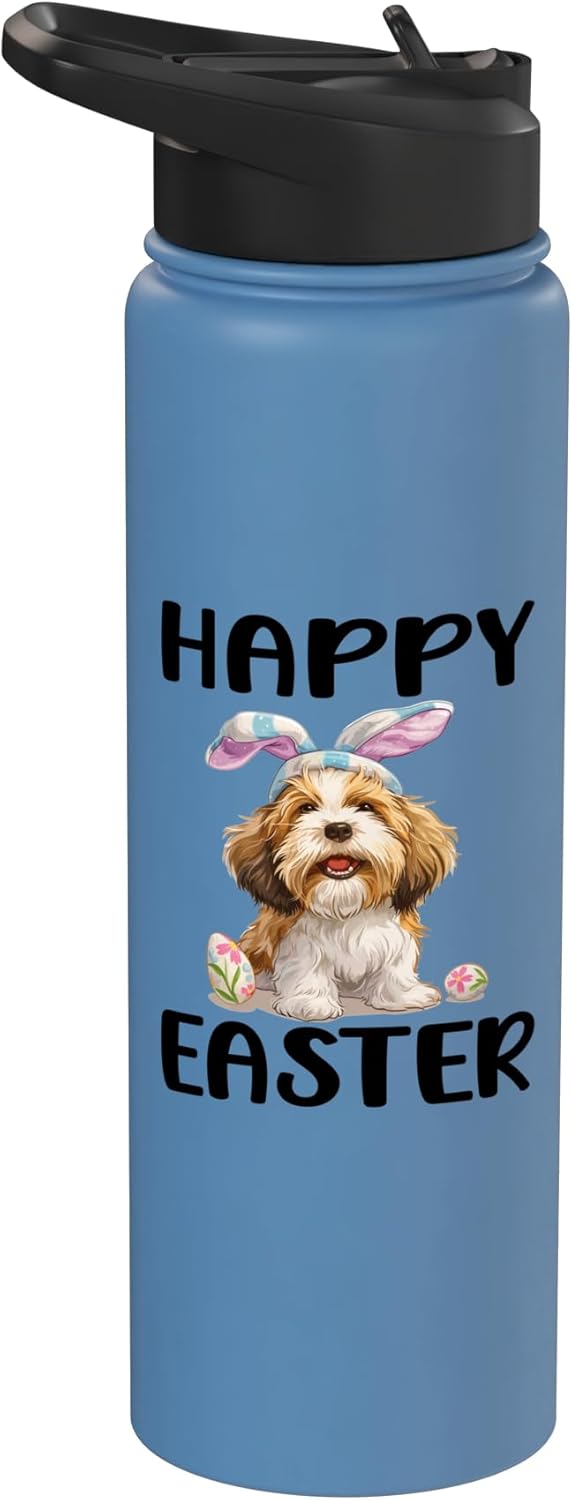 Botella agua térmica acero inox con diseño Pascua