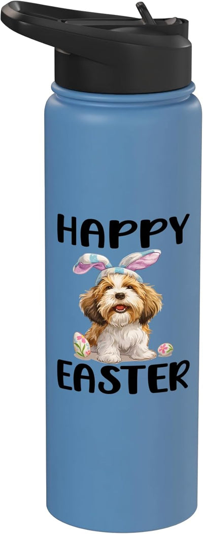 Botella agua térmica acero inox con diseño Pascua