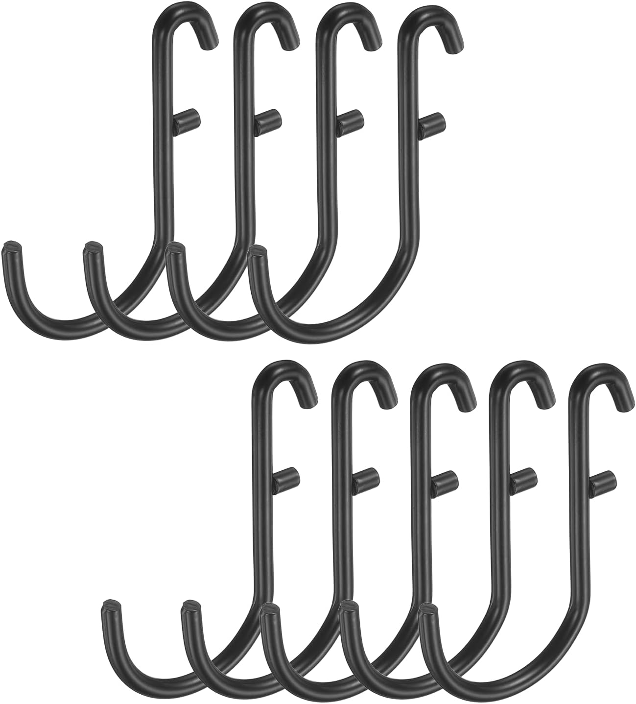 12 Ganchos Metal 1.8x2.8pulg Almacenamiento Forma L