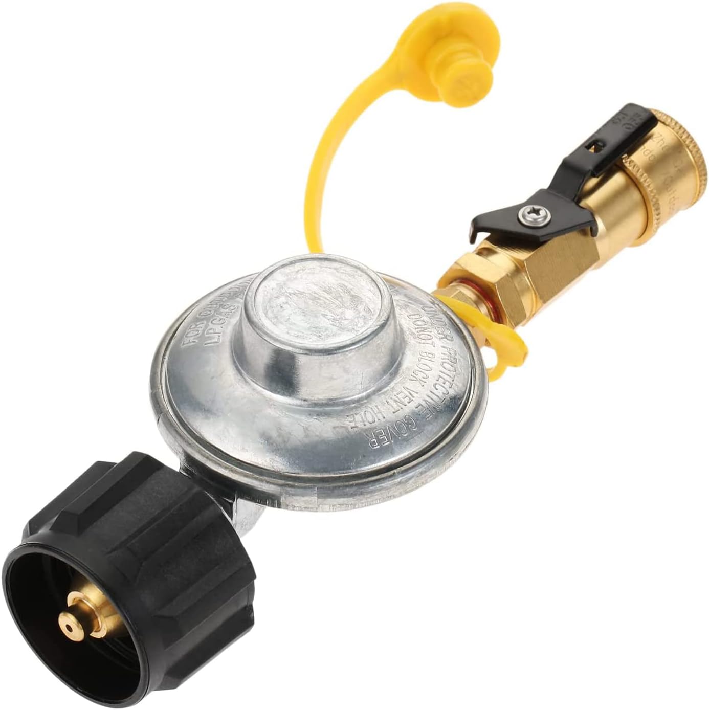 Adaptador propano 1/4pulg regulador parrilla con accesorios QCC1