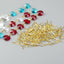 300 Conectores Cristal Pajarita Gancho Reemplazo