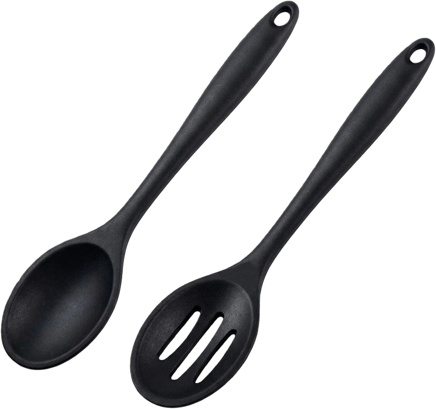 2 Pzas Cucharas Silicón Antiadherente Cocina Hornear Mezclar