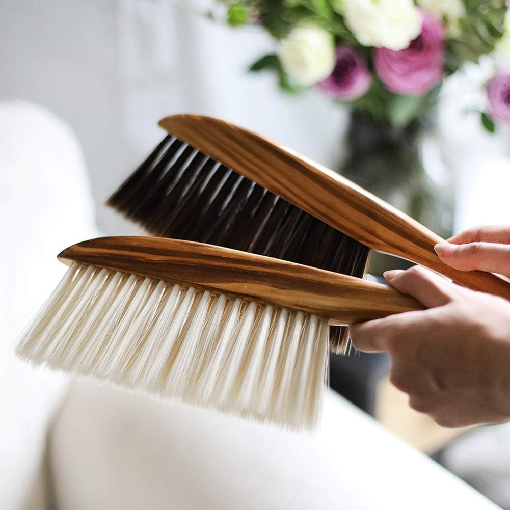 Escoba mano cepillo suave madera natural antiestática