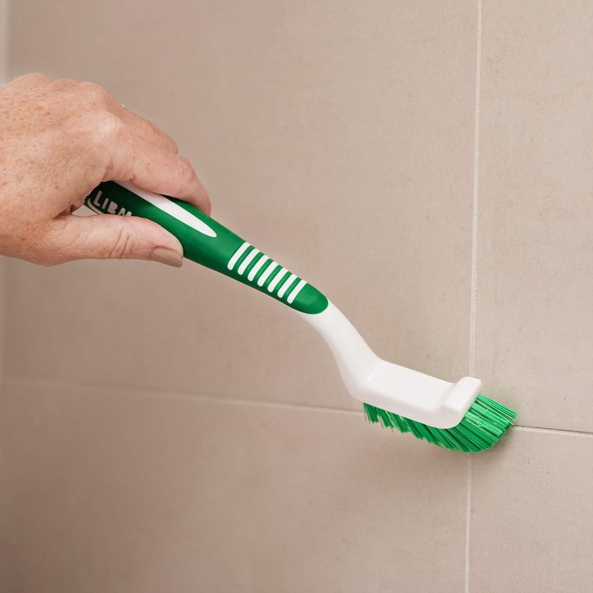 Cepillo azulejos lechada 9.75pulg verde blanco 6 Pzas