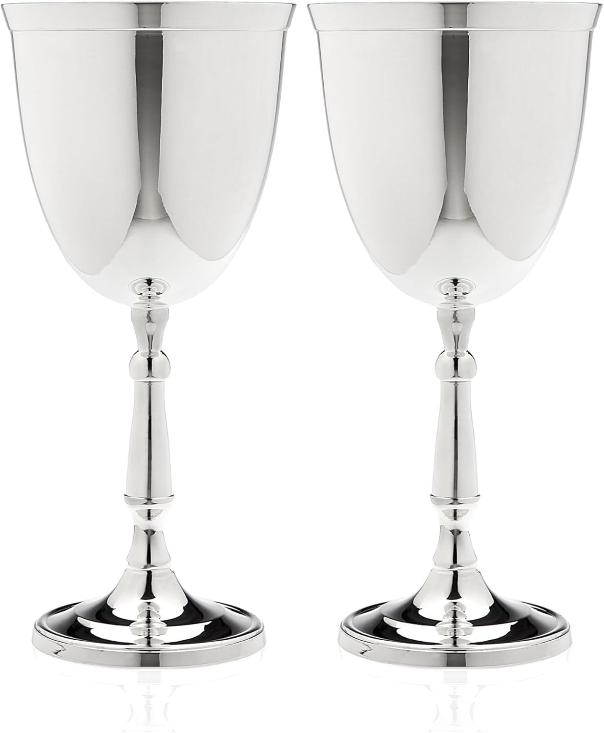Copa de cáliz de plata Godinger 18 oz paquete de 2