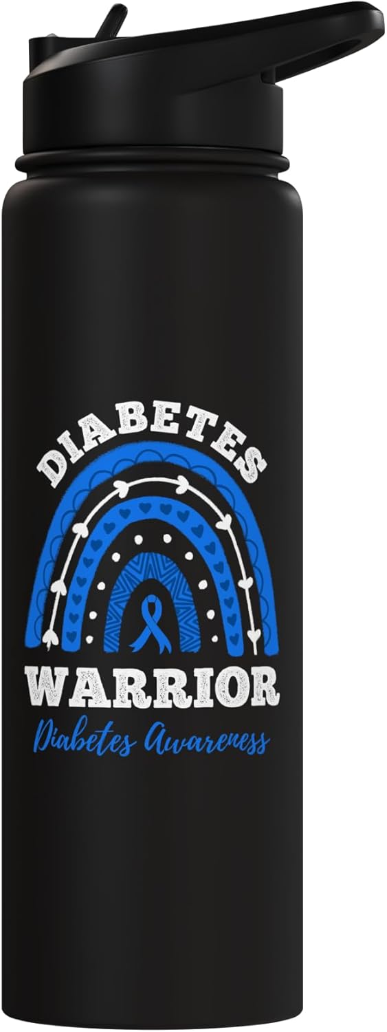 Botella de agua acero inoxidable sin BPA para diabetes tipo 1