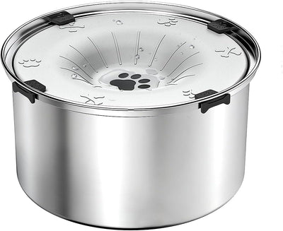 Cuenco agua perros grandes acero inox antideslizante