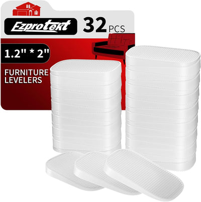 Niveladores muebles 32 pzas silicona anti-tambaleo