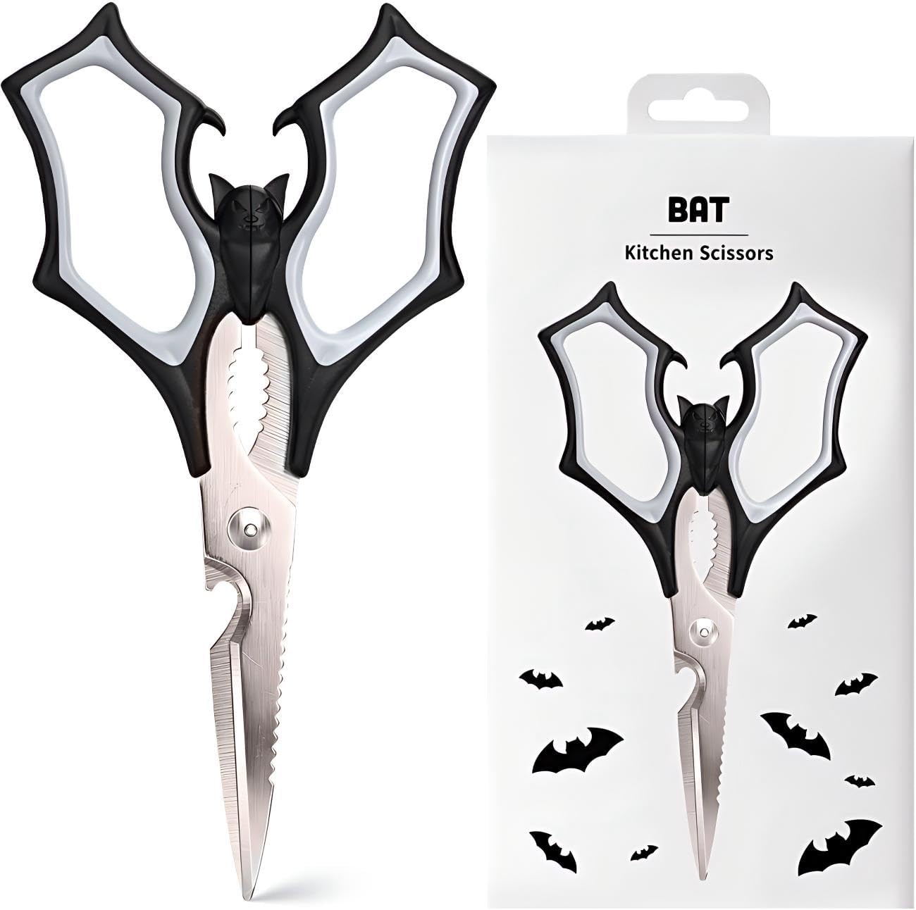 Tijeras de cocina góticas de Halloween con diseño lindo