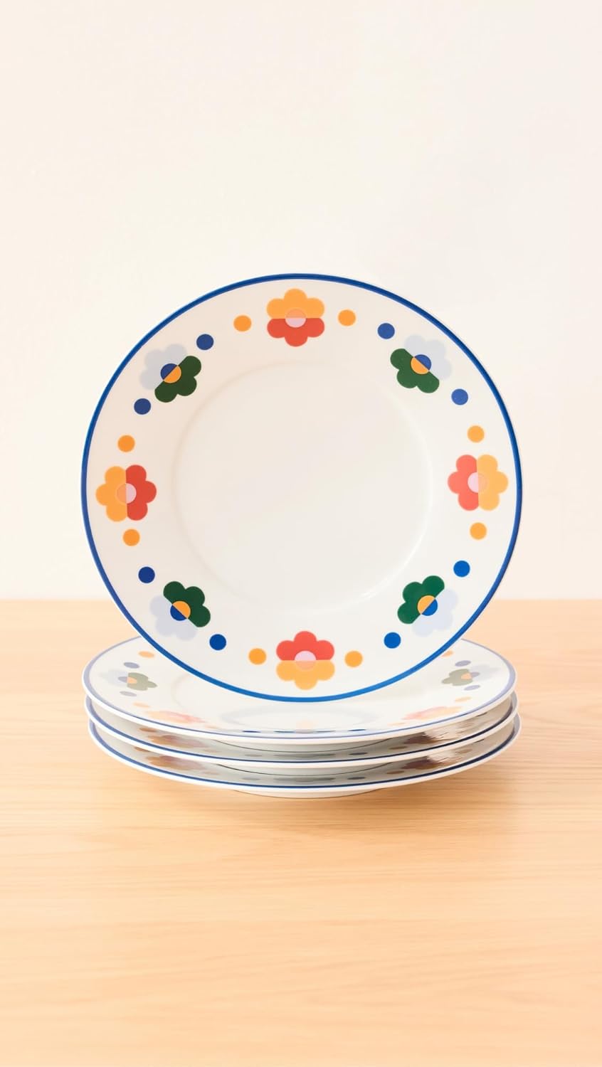 Set 4 Platos Ensalada Mujer