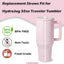 6 Popotes Reutilizables para HydroJug 32oz con Cepillo