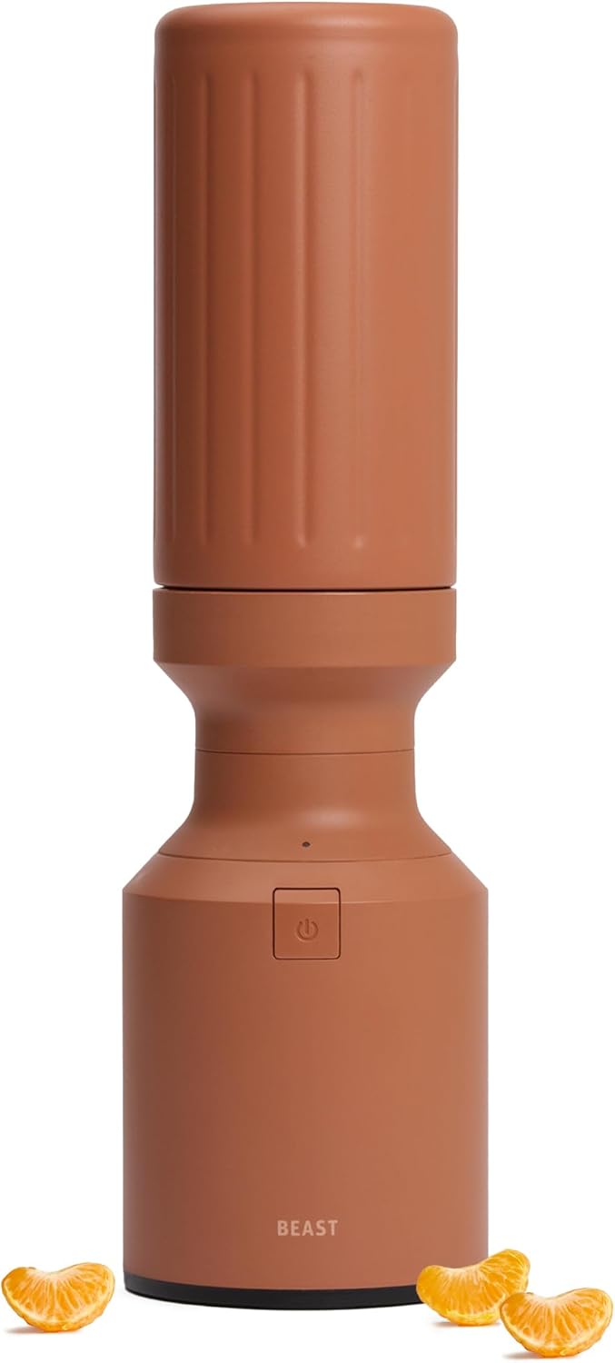 Licuadora Mini Acero Inox 600W para Encimera con Recipiente Aislado