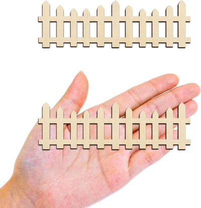 Valla madera mini para casa hadas y muñecas