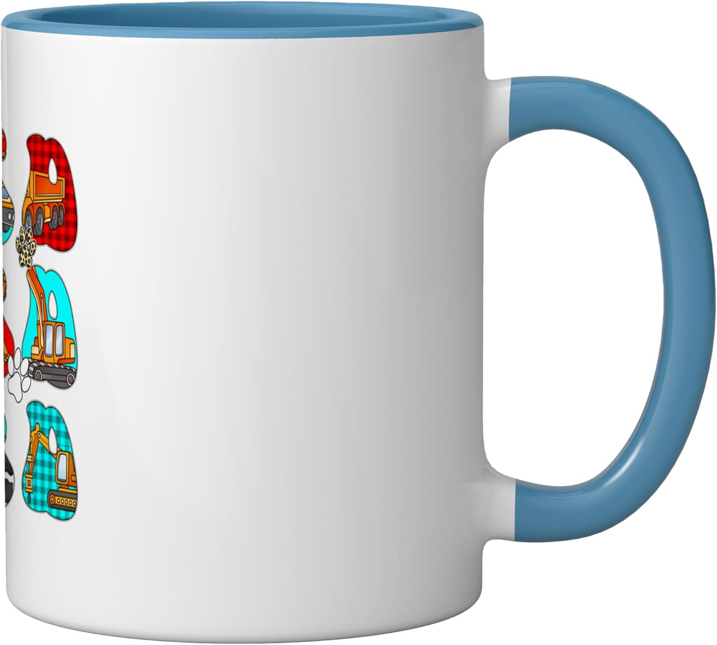 Taza Cerámica para Padre Día del Padre Con Vehículo Colorido