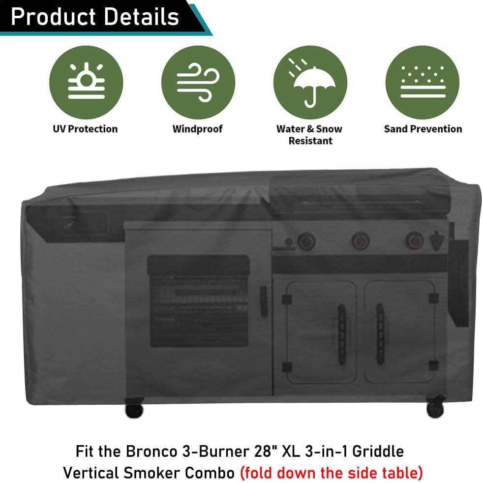 Cubierta plancha Blackstone Bronco 28pulg XL resistente agua