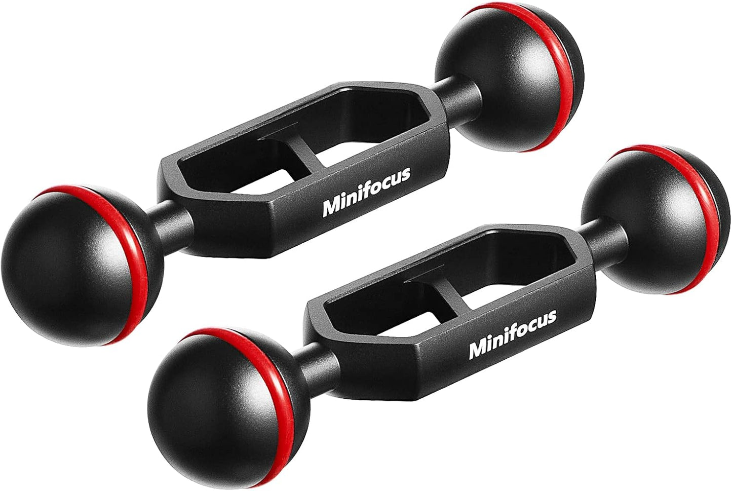 Brazo extensión aluminio doble bola 4pulg conector subacuático