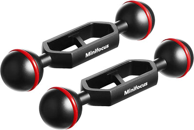 Brazo extensión aluminio doble bola 4pulg conector subacuático