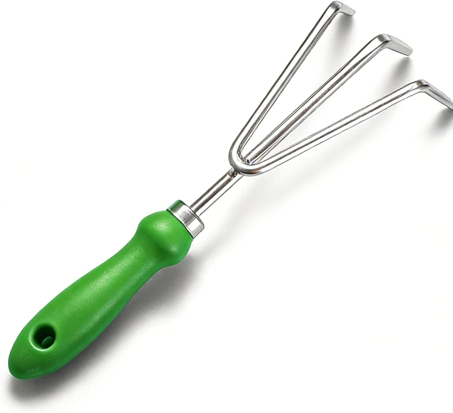 Desbrozadora acero inox garra 3 puntas ergonómica jardín