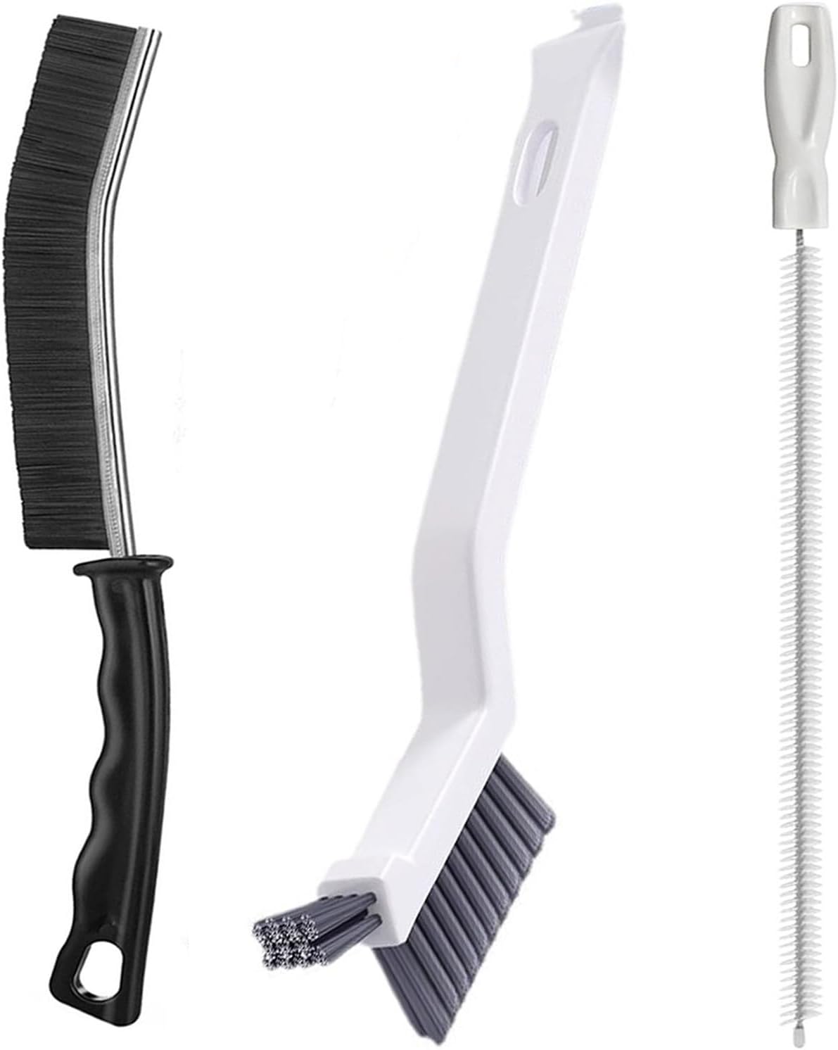 Kit cepillos limpieza drenaje baño inodoro