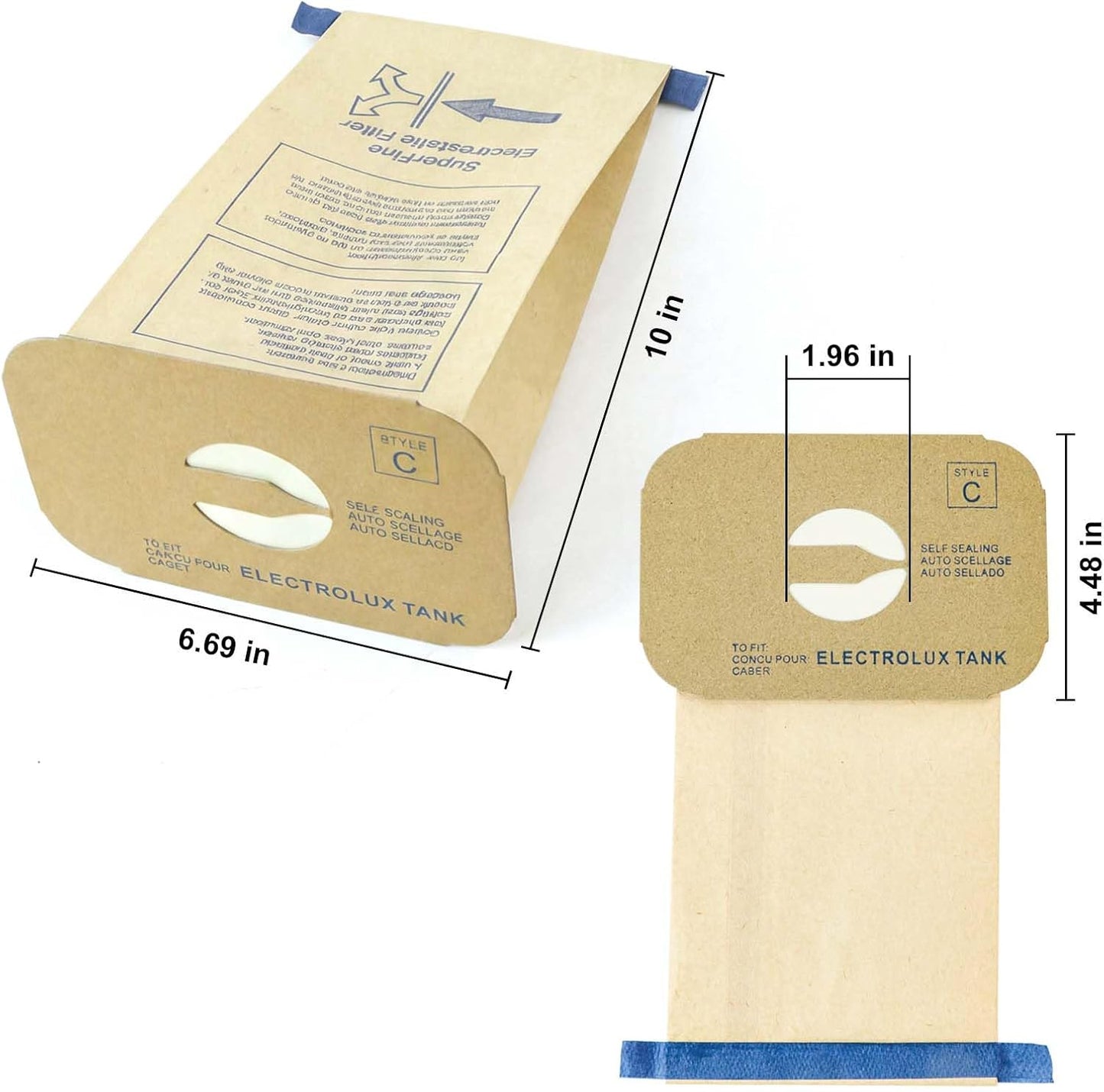 Bolsas aspirador Electrolux tipo C set 24