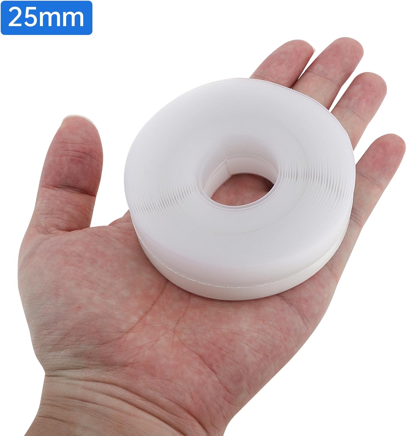 Burlete silicona transparente adhesivo 16.4ft