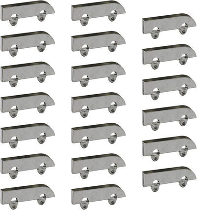 20 Pzas Polea Acero Inox Mini Escaparate Puerta Corrediza 0.18pulg