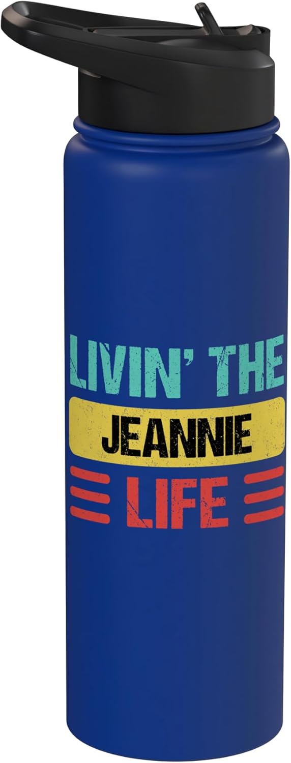 Botella de agua aislada de acero inoxidable Jeannie Name