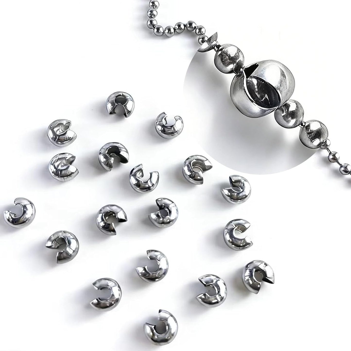 Tapones cadena bolas gran talla 0.394pulg paq 20