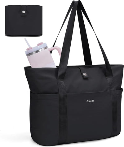 Bolsa mano plegable mujer portavasos dual 21L para viaje gimnasio