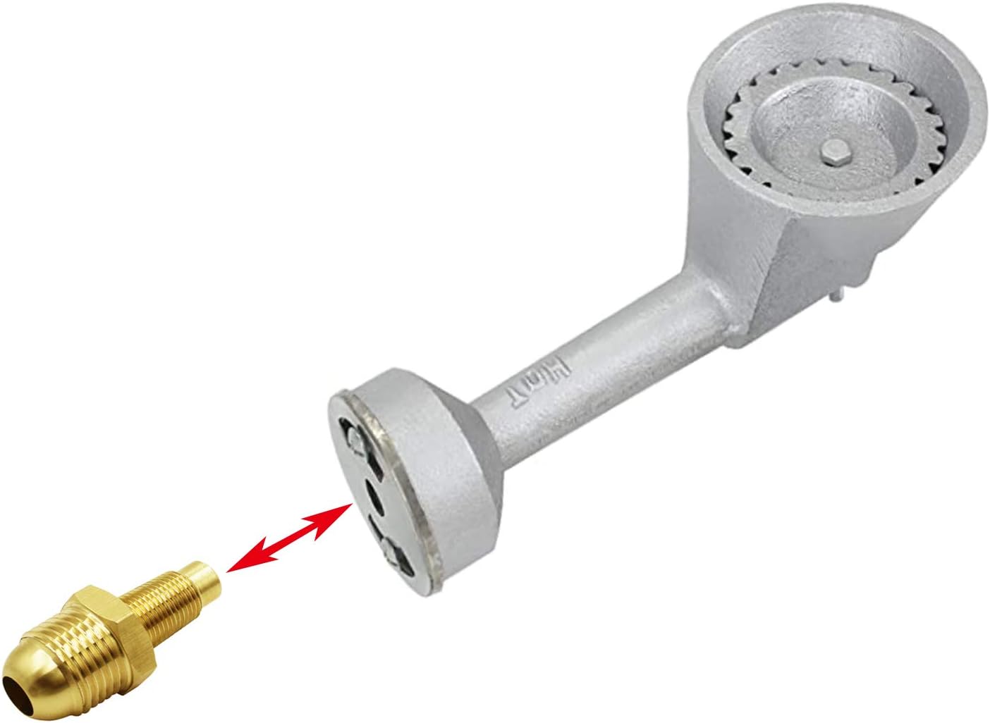 Conectores gas latón 3/8x1/8 MNPT boquilla propano estufa