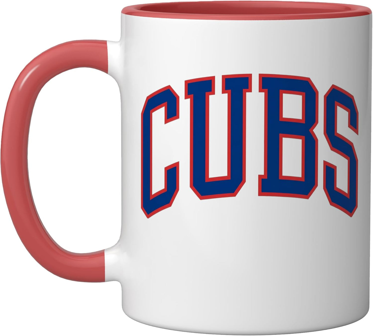 Taza Cerámica Vintage Cubos Rojo/Blanco