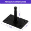 Soporte luz estudio 3.9pulg con perno 5/8