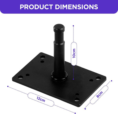 Soporte luz estudio 3.9pulg con perno 5/8