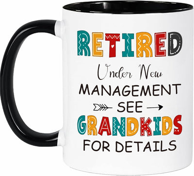 Taza de jubilación para mujer, abuela, mamá y compañera de trabajo