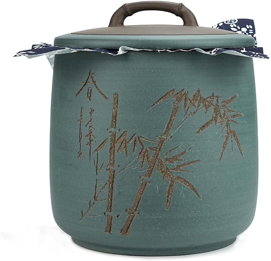 Recipiente de arcilla 8 litros para té Puerh y alimentos secos
