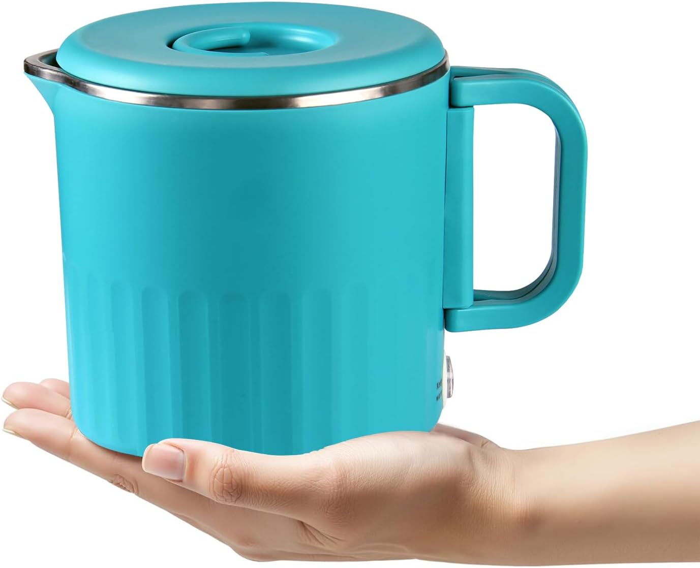 Hervidor eléctrico plegable de acero inoxidable 0.8L para viajes