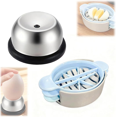 Juego 2 Pzas Perforador Pelador Huevos Utensilio Cocina